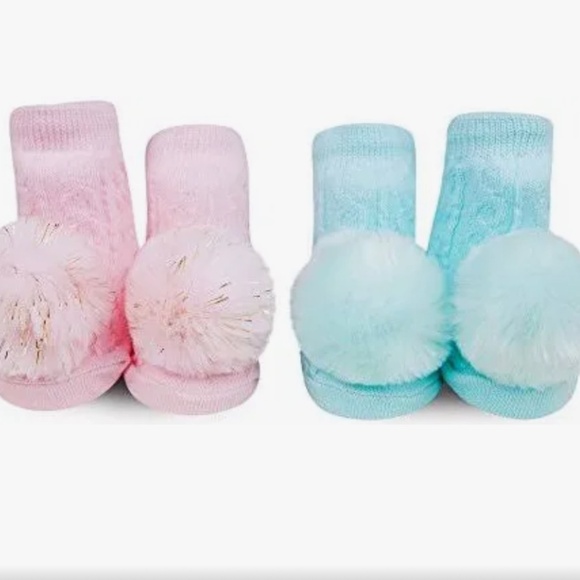 Pom Pom Rattle Socks (0-12 months) - Picture 4 of 8